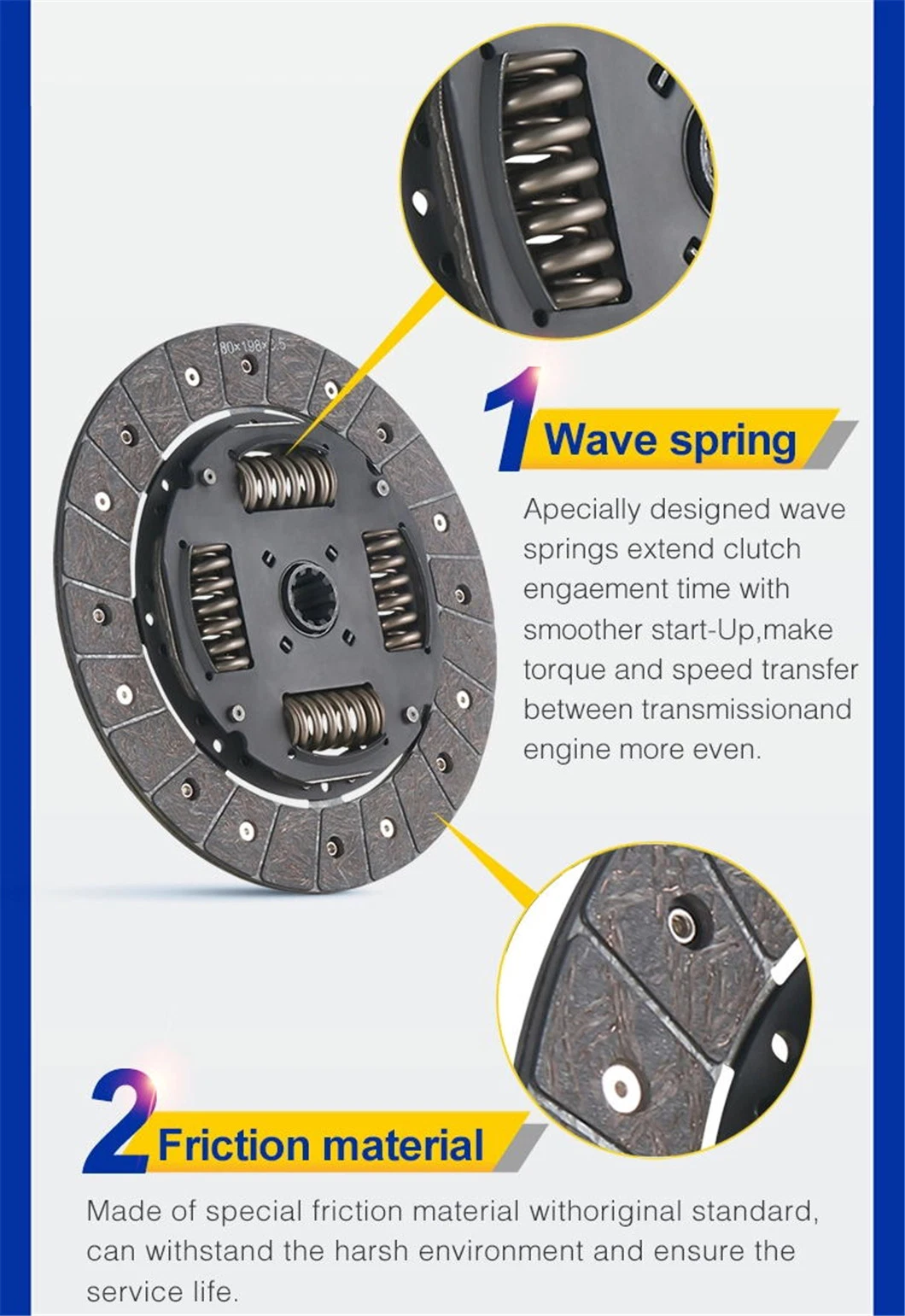 Auto Car Spare Parts Clutch Disc Pressure Cover Bearing Repair Kit 786024, 7701477017 for Renault Logan K4m